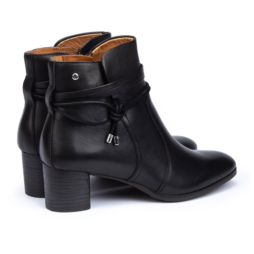 Women's Pikolinos CALAFAT Ankle Boots Black | NZ Y758193